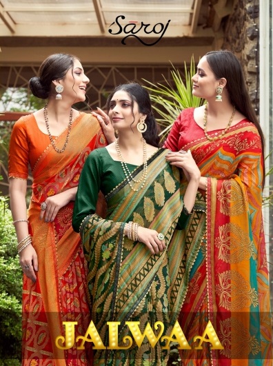 Saroj Jalwaa Casual Wear Saree Collection