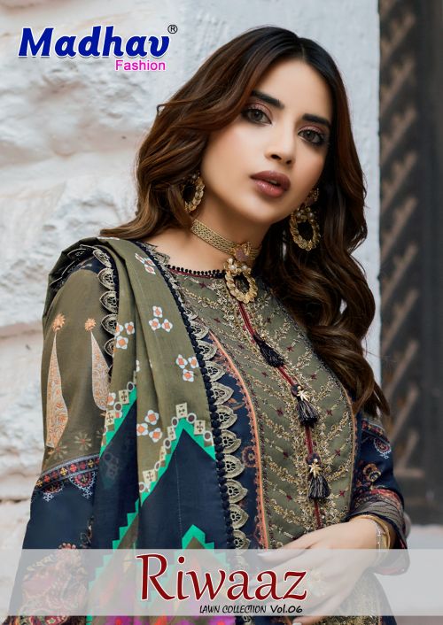 Madhav Riwaaz Vol 6 Pure Karachi Cotton Dress Collection