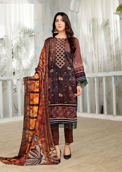 Gull A Ahmed Minhal Vol 3 Karachi Cotton Dress Material Collection