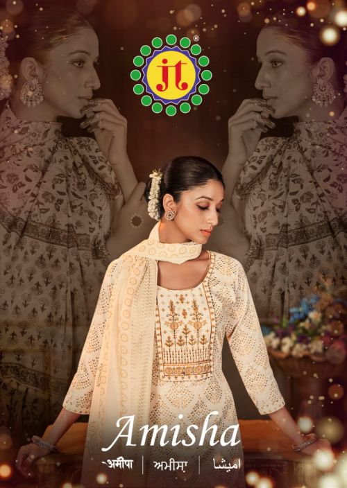 Jt Amisha Ready Made Cotton Designer Dress Collection
