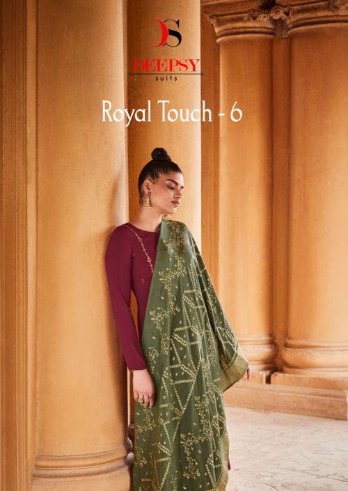 Deepsy Royal Touch Vol 6 Pashmina Dress Material