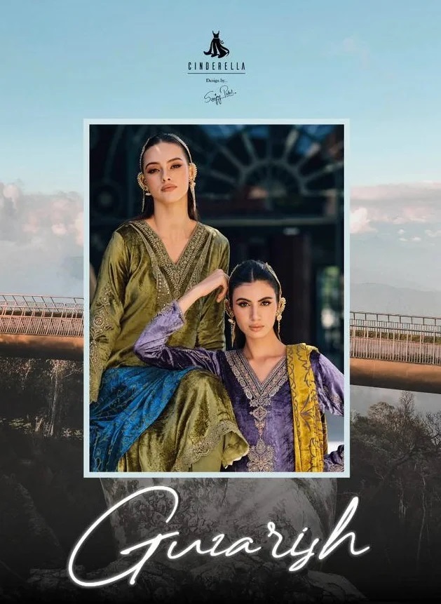 Cinderella Guzarish Pure Velvet Designer Salwar Suits Collection