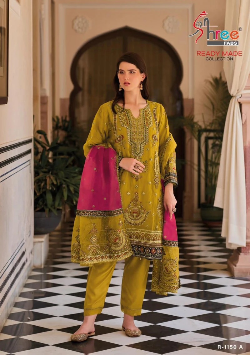 Shree R 1150 A To C Readymade Designer Pakistani Salwar Suits