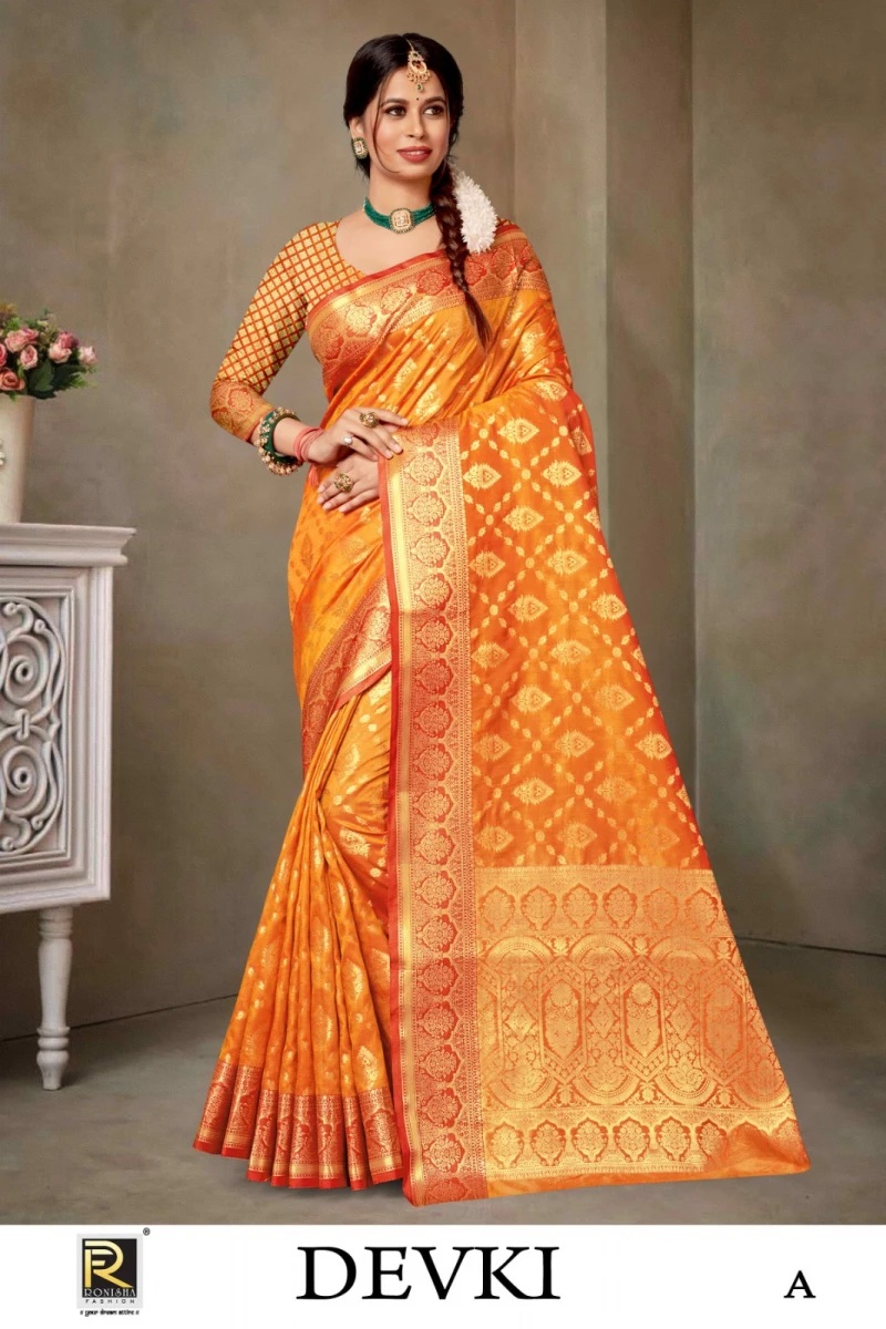 Ronisha Devki Banarasi Silk Premium Silk Saree