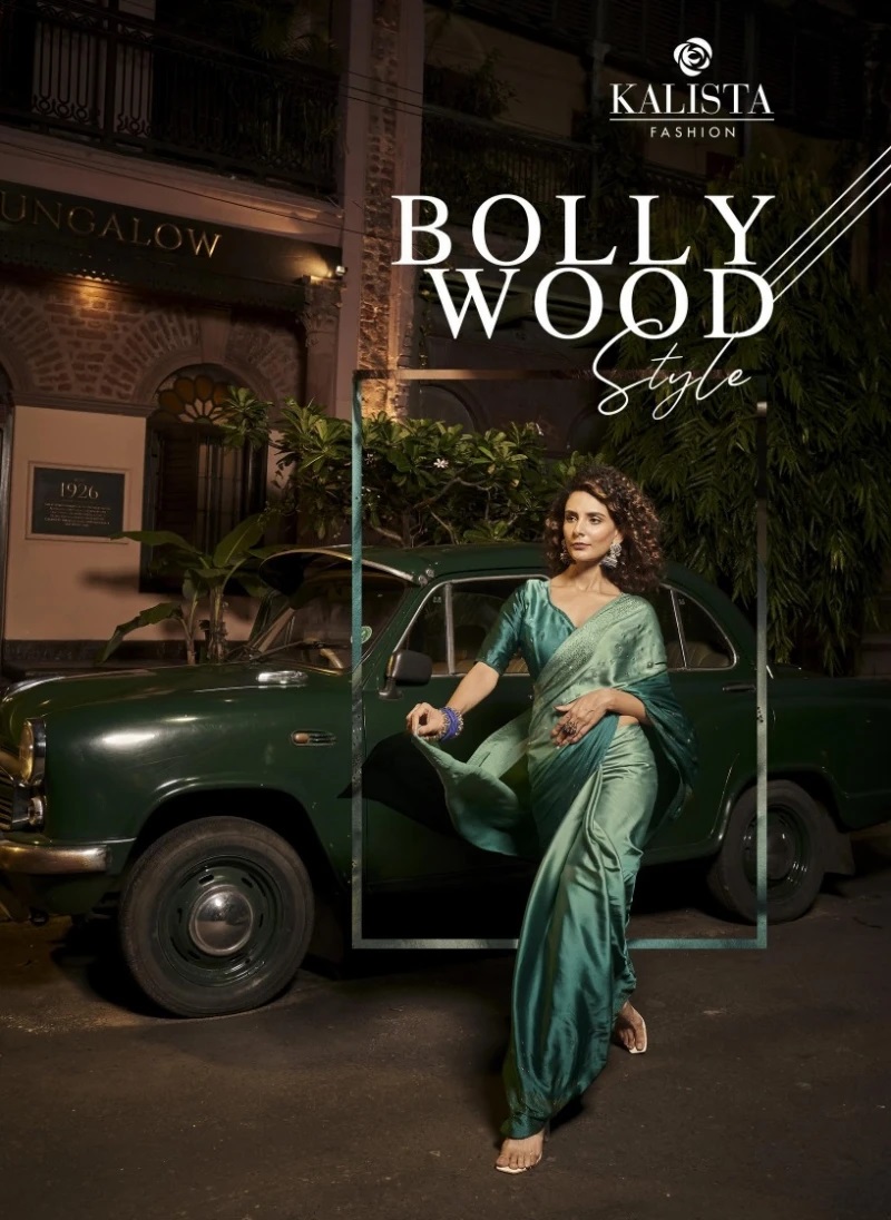 Kalista Cinema Fancy Geogette Bollywood Saree Collection