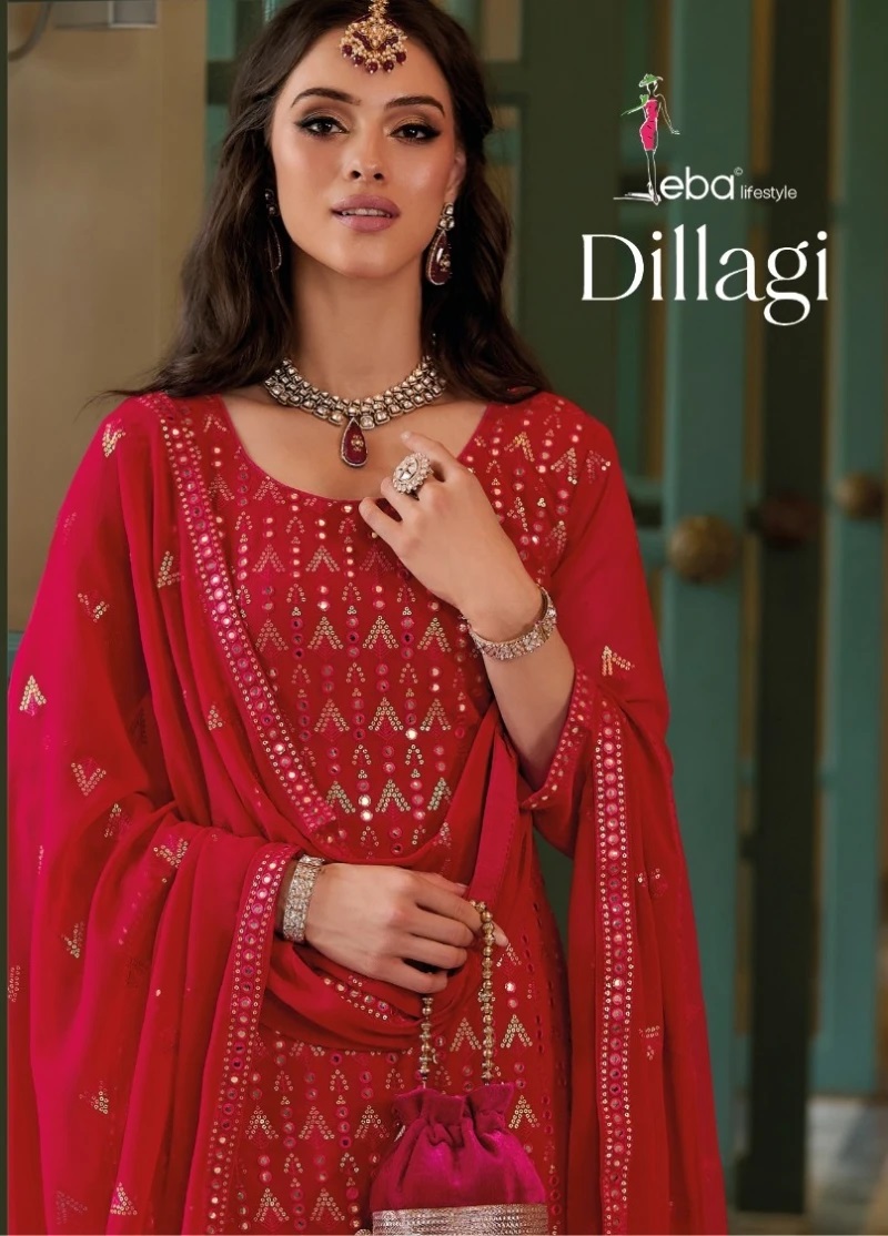 Eba Dillagi Blooming Embroidery Salwar Suits Collection