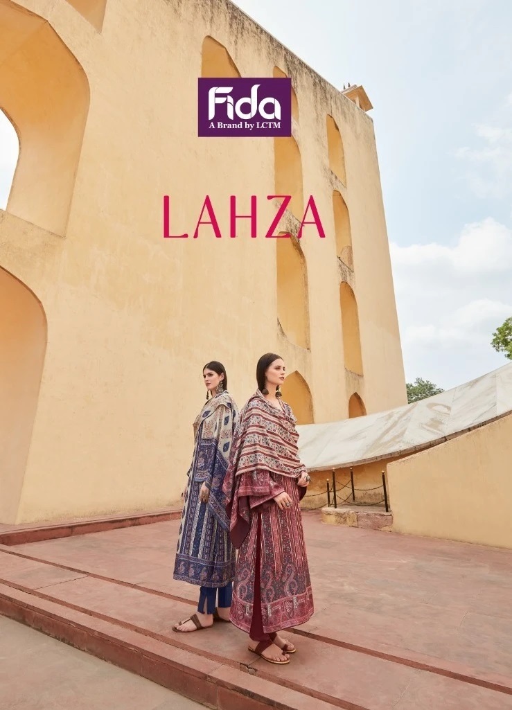 Fida Lahza Wool Digital Pashmina Dress Material Collection