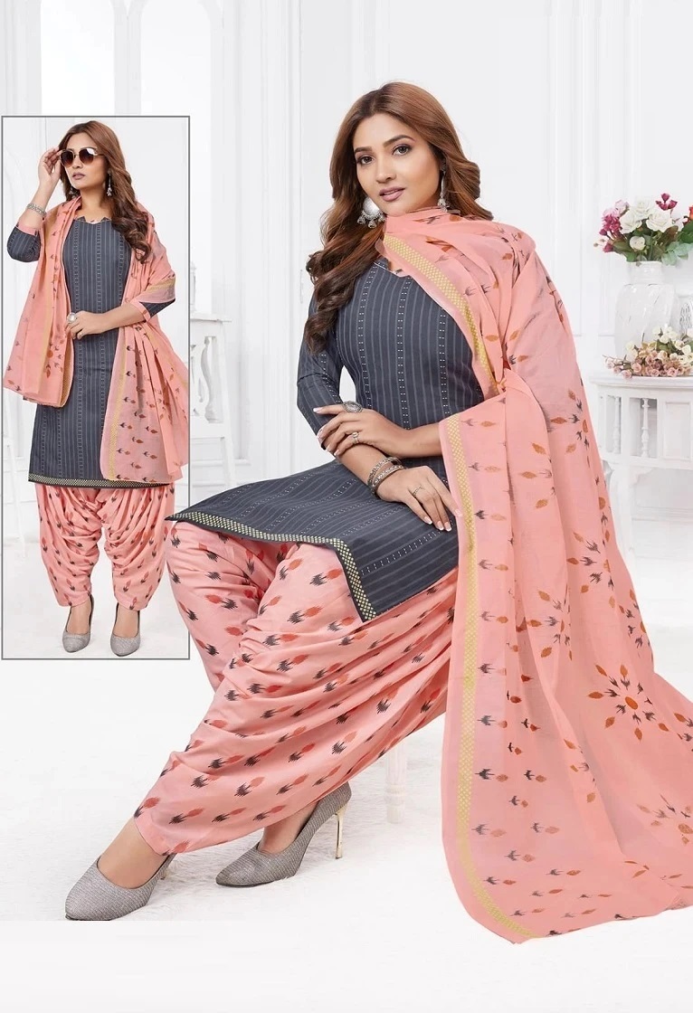 Devi Kumkum Vol 10 Patiyala Cotton Ready Made Dress Collection