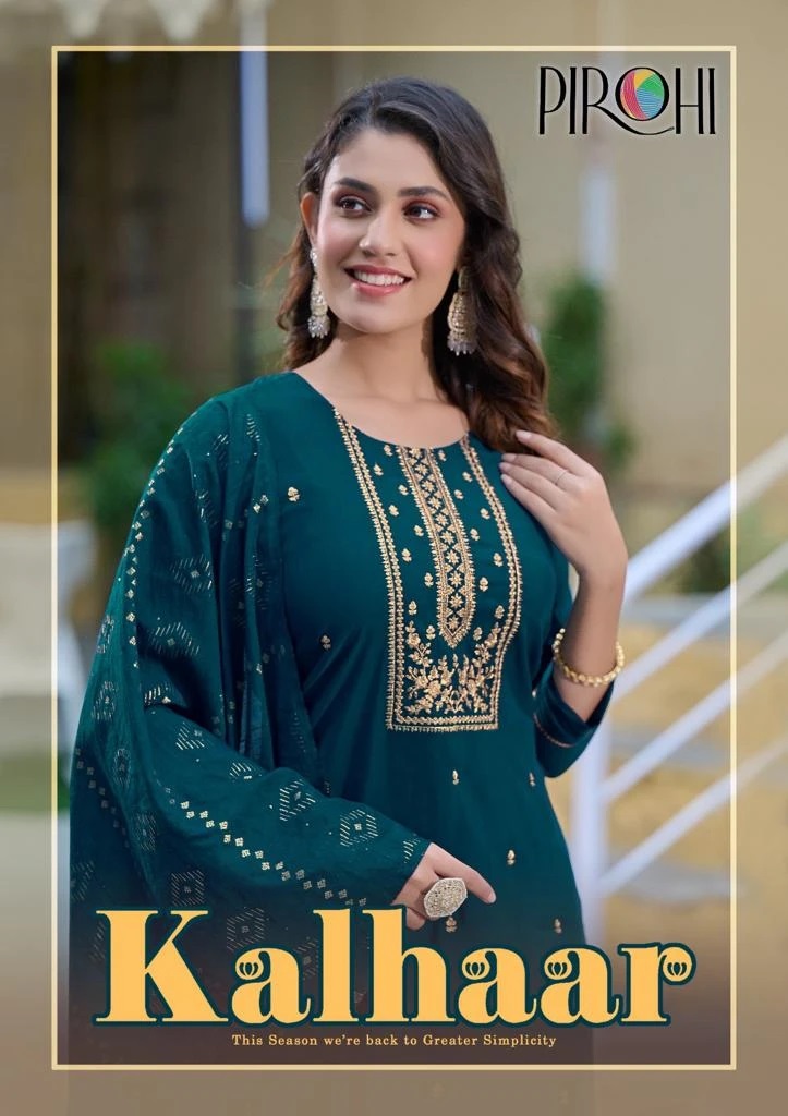 Pirohi Kalhaar Vol 1 Silk Ready Made Kurti Set Collection