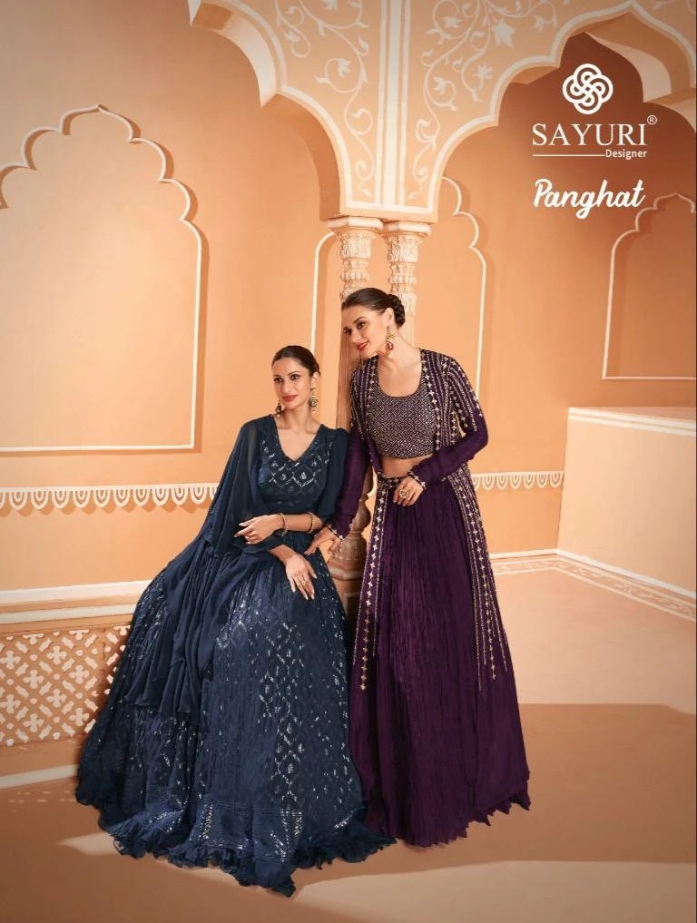 Sayuri Panghat Heavy Embroidered Work Designer Gown Collection