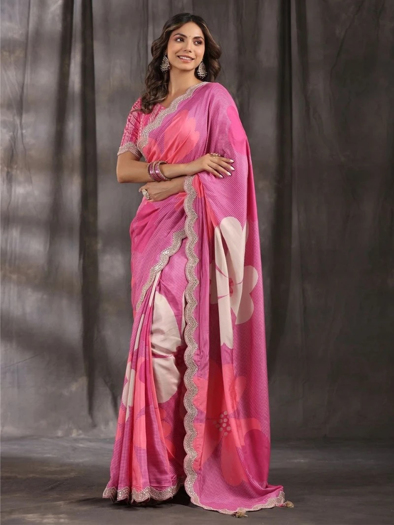 3072 Beautiful Party Wear Printed Saree Collection