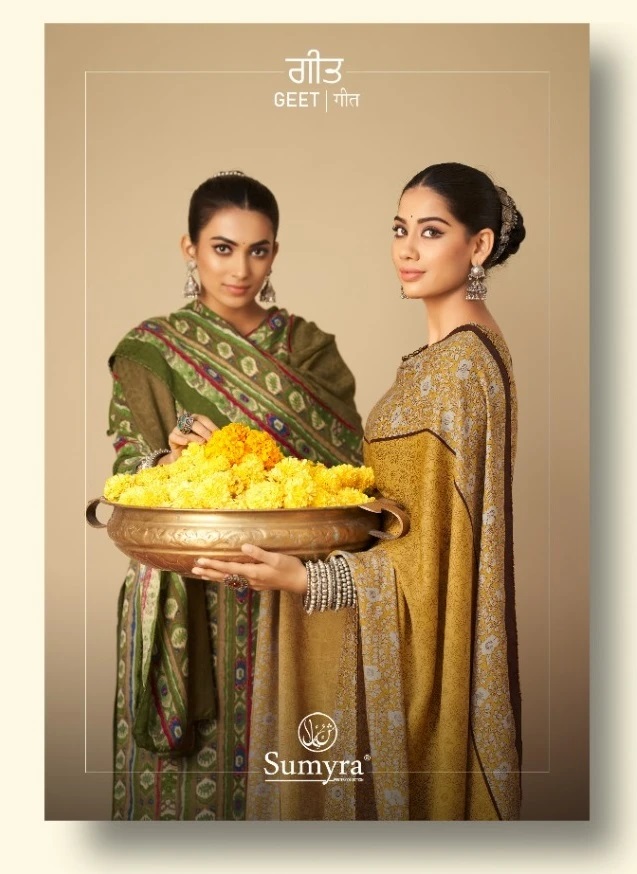 Radhika Sumyra Embroidery Pashmina Dress Material Collection