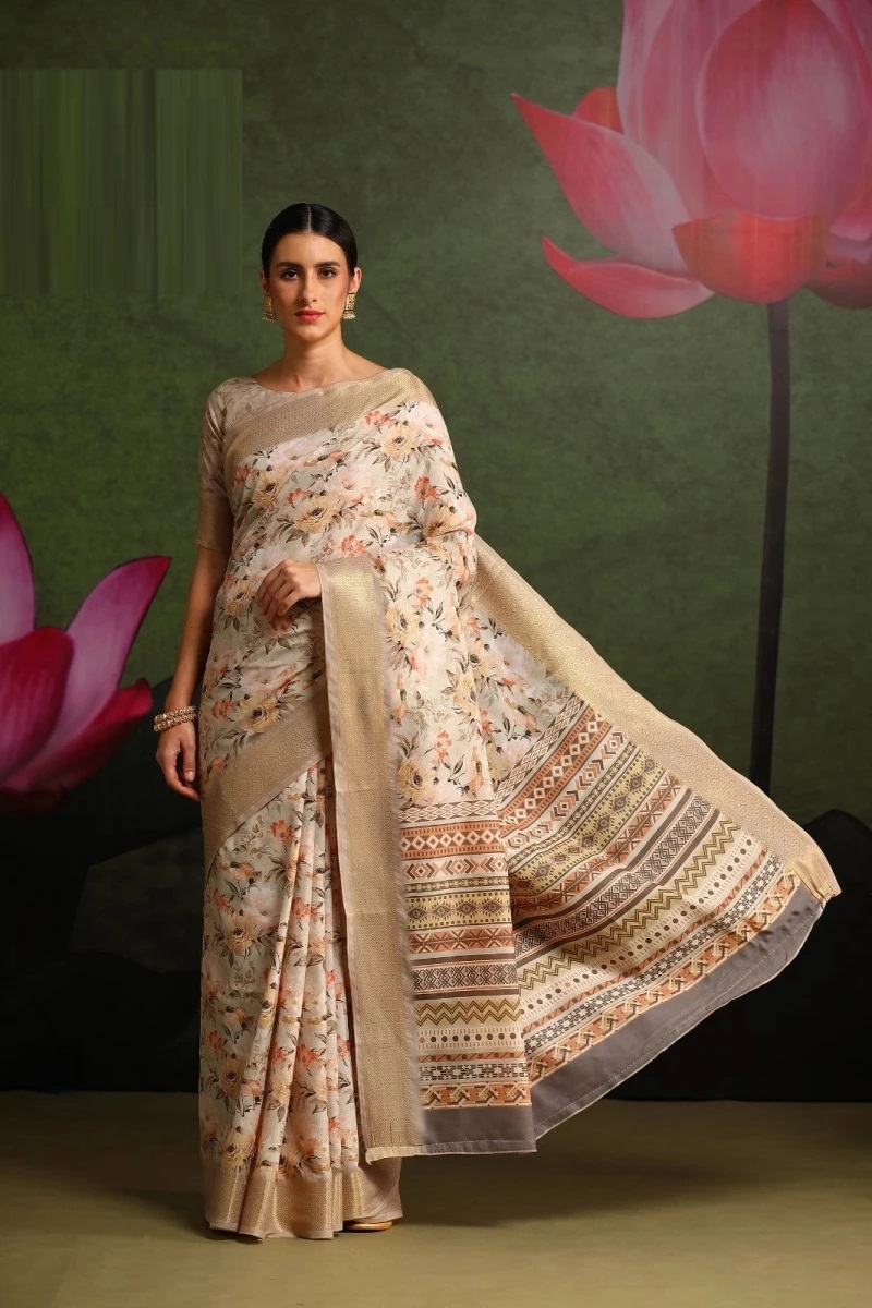 Apple Flower Veely Vol 01 Silk Casual Saree Collection