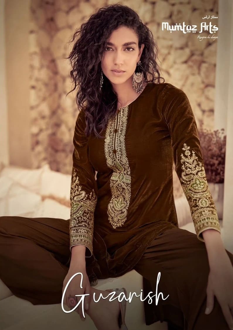 Guzarish 36001 Mumtaz Velvet Designer Salwar Suit Collection