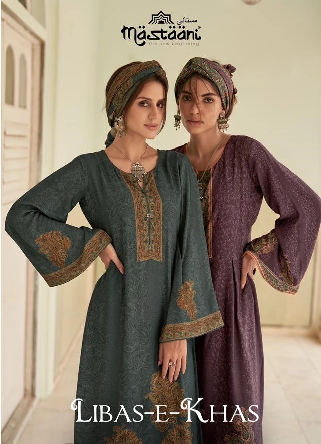 Mastaani Libas E Khas Mumtaz Pashmina Dress Material Collection