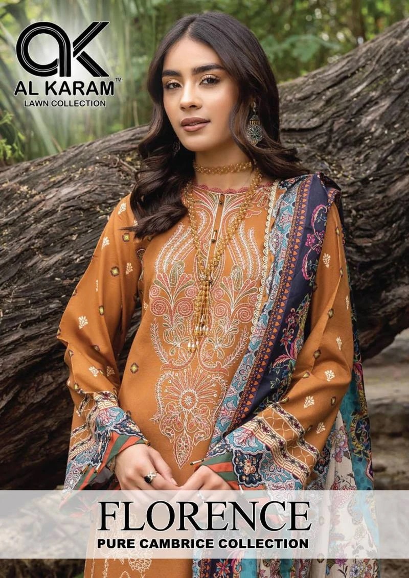 Al Karam Florence Cotton Pakistani Dress Material