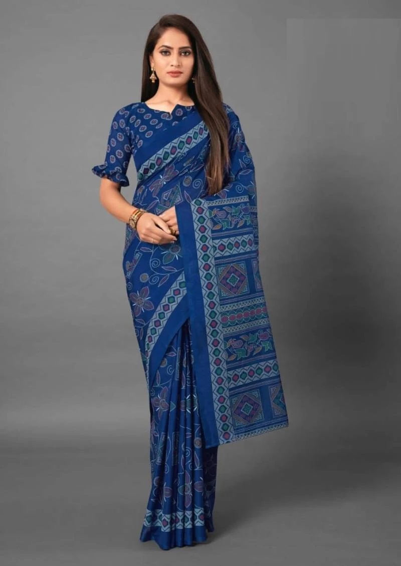 Apple Dhapa Silk 104 Printed Silk Saree Collection
