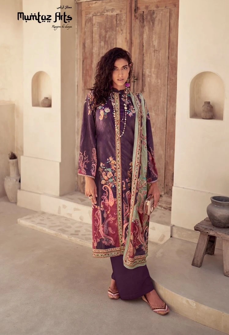 Mumtaz Izhar Velvet Designer Dress Material Collection