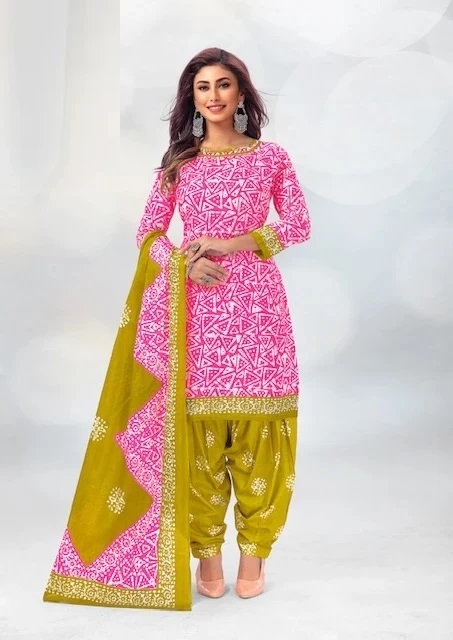 Deeptex Batik Plus Vol 22 Cotton Patiyala Dress Material Collection