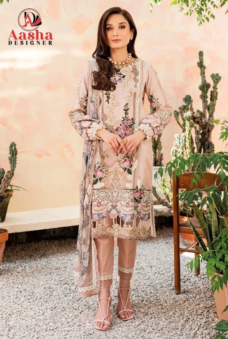 Aasha Queens Vol 2 Ciffon Pakistani Salwar Suit Collection