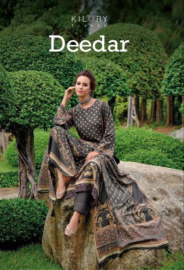 Kilory Deedar Printed Pashmina Dress Material Collection