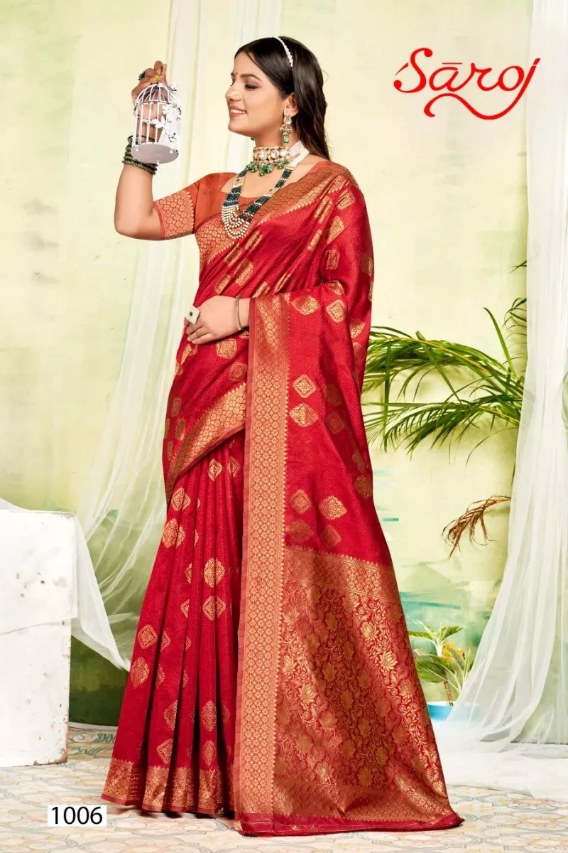 Saroj Nivedita Silk Wedding Wear Saree Wholesale