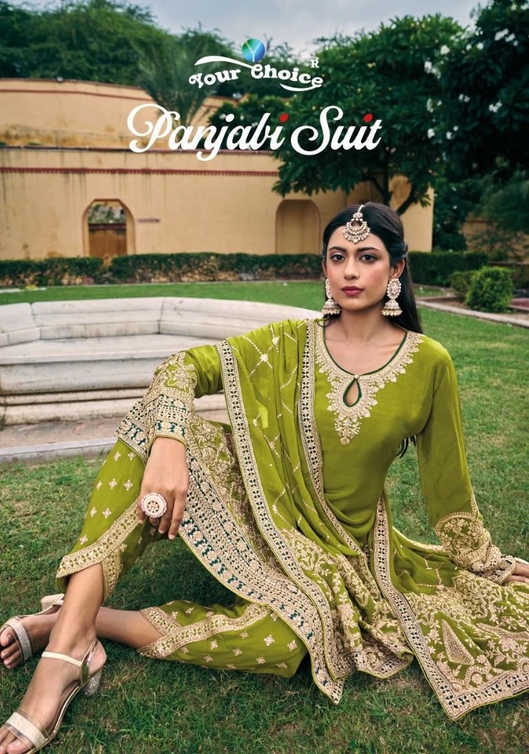 Your Choice Punjabi Embroidery Designer Salwar Suit Wholesale Shop