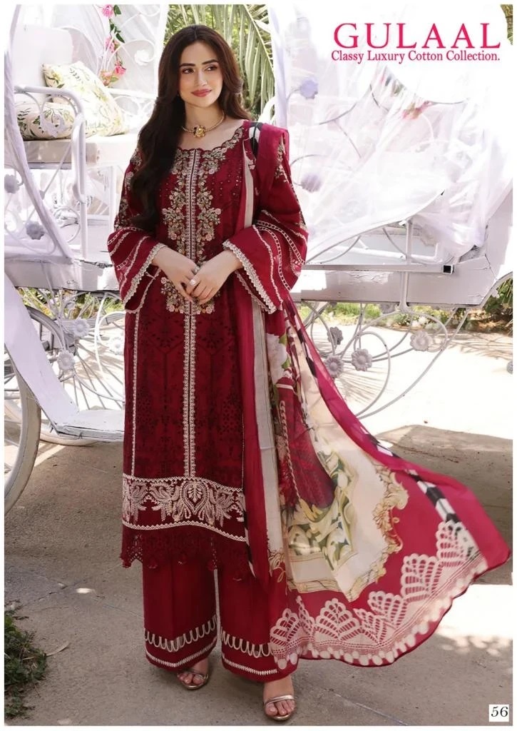 Gulaal Classy Luxury Collection Vol 6 Karachi Cotton Pakistani Suit