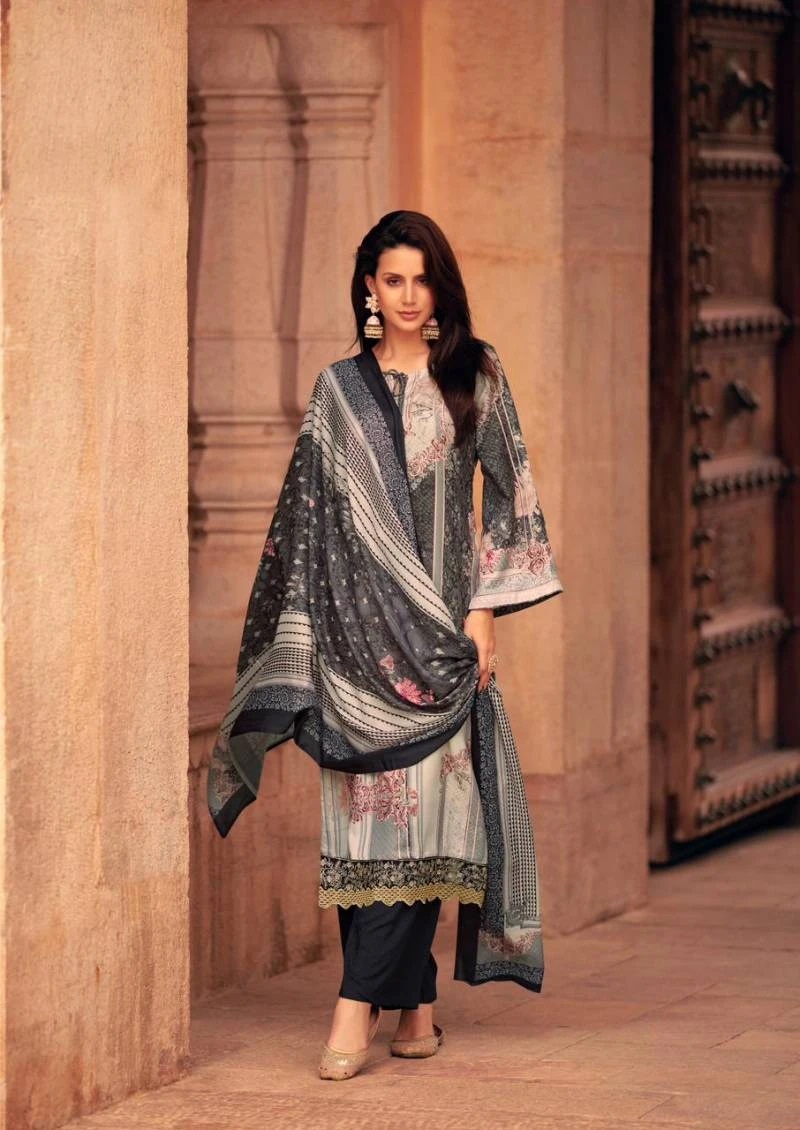 Mumtaz Jashn E Riwaaz Pashmina Designer Dress Material