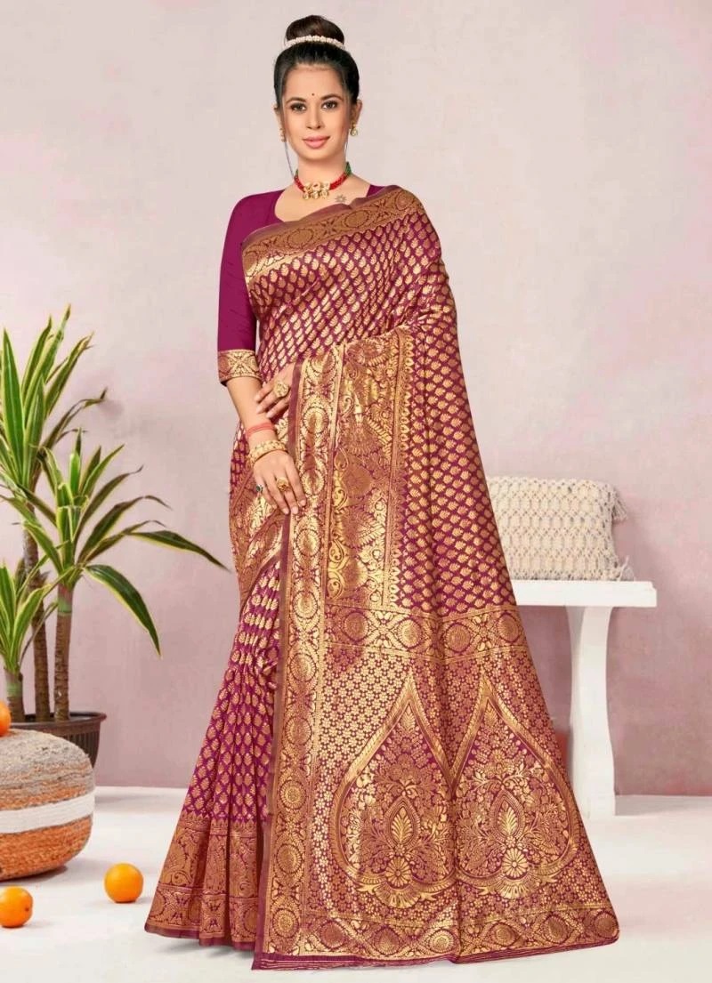 Ronisha Anju Traditional Banarasi Silk Saree Collection