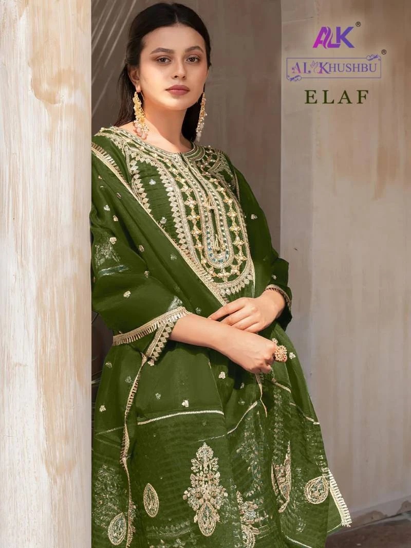 Alk Khushbu Elaf Vol 1 Designer Pakistani Salwar Suit Collection
