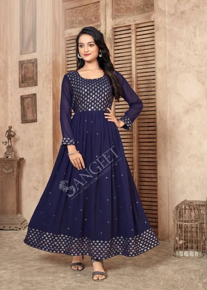 Aayushi 1 Designer Anarakli Long Gown Collection
