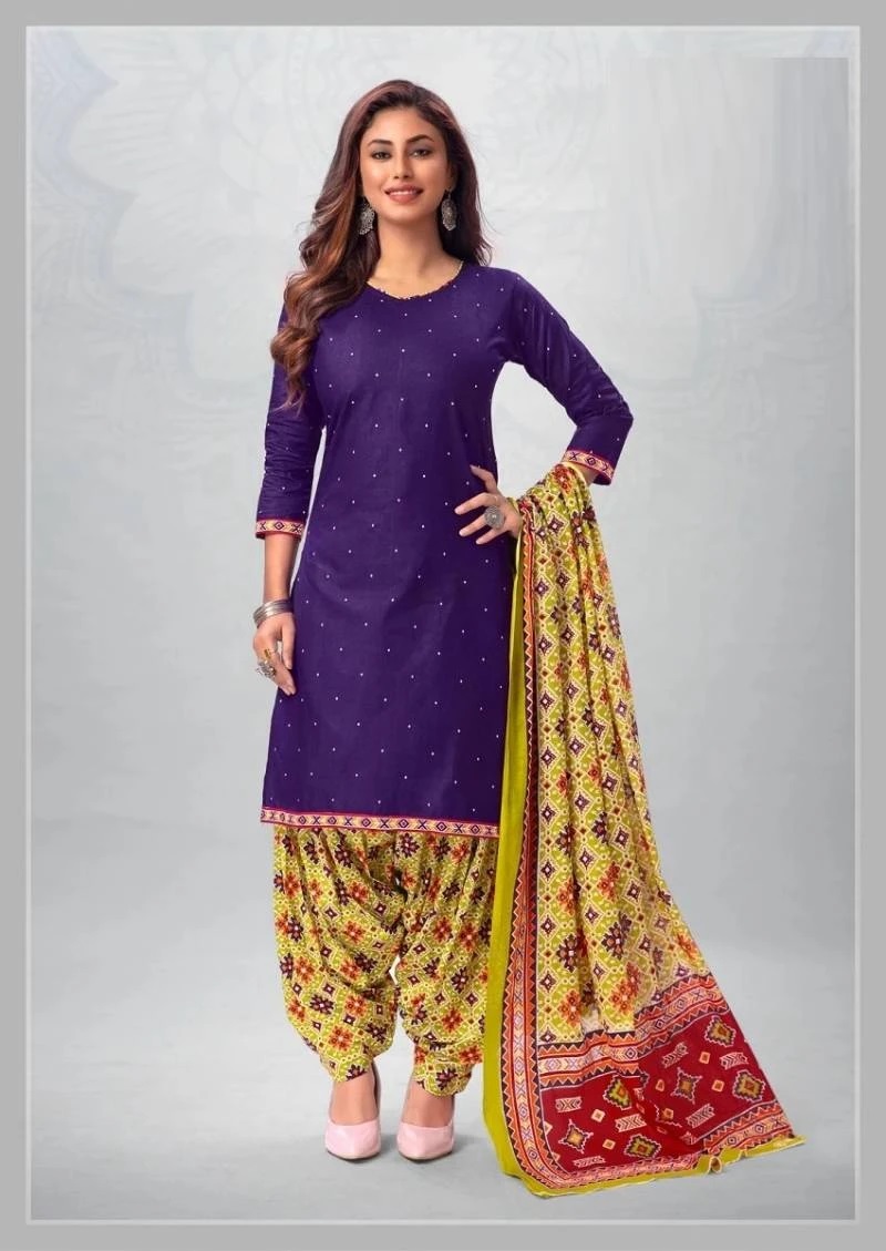 Deeptex Pichkari Vol 23 Patiyala Dress Material Cotton