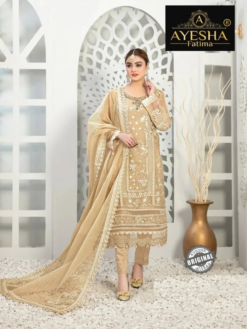 Ayesha Fatima 123 Designer Pakistani Wholesale Salwar Kameez Collection