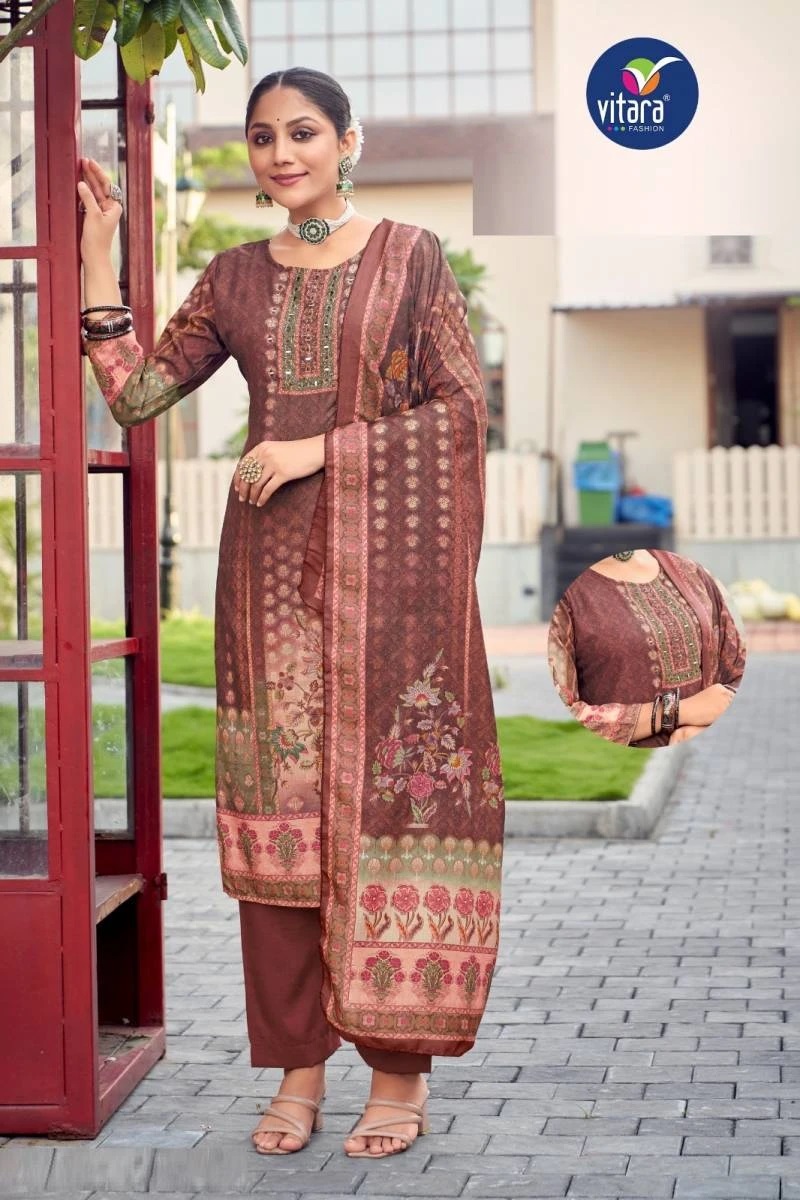 Vitara Beauty Queen Trending Casual Wear Ready Made Dress Collection