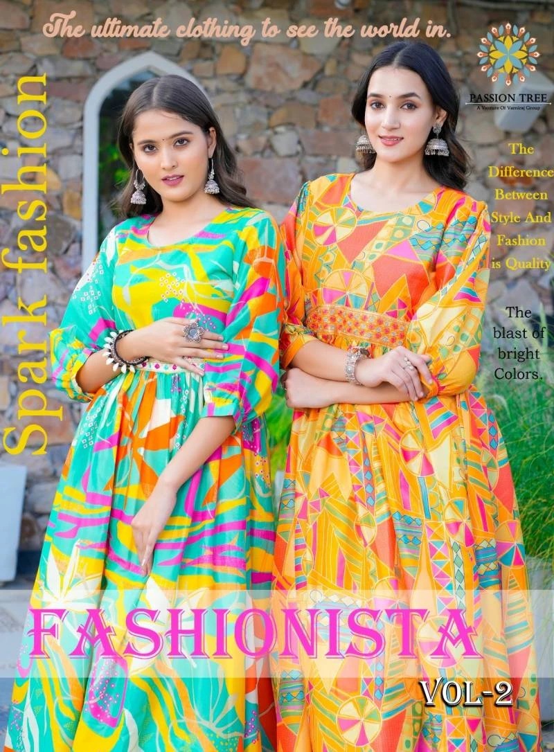 Passion Fashionista Vol 2 Aliya Cut Designer Gown Wholesale Price