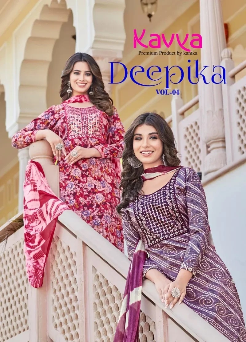 Kavya Deepika Vol 4 Daily Wear Casual Ready Made Dress Collection