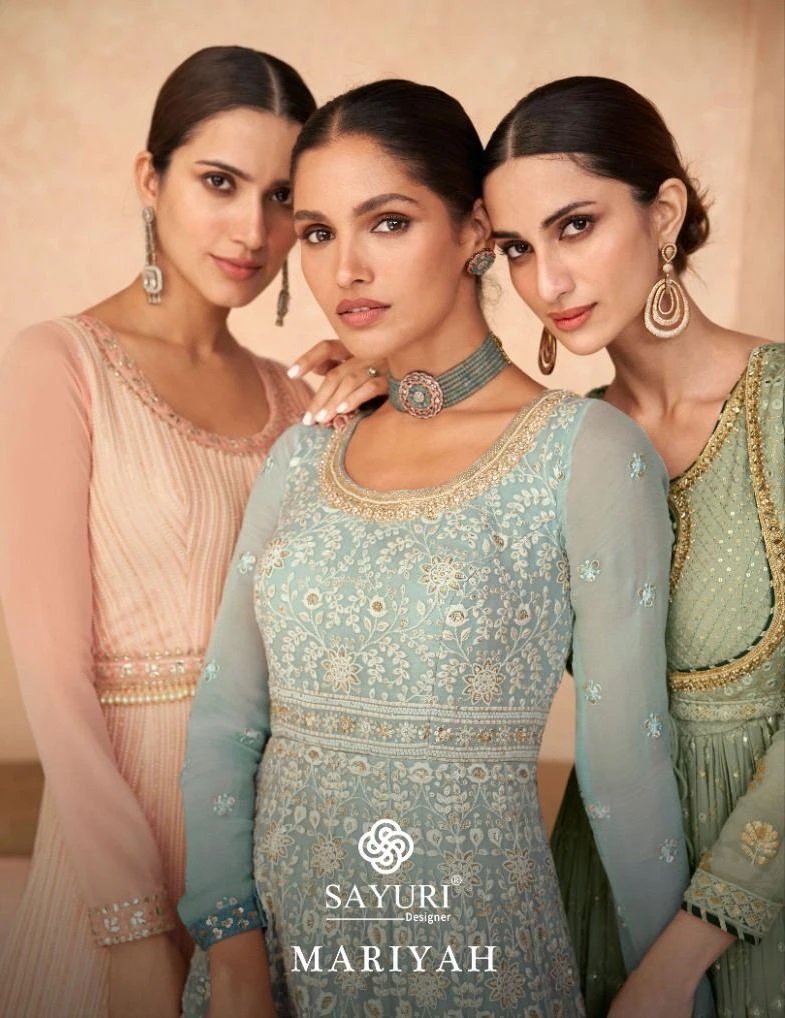Sayuri Mariyah Bollywood Embroidery Designer Gown Collection