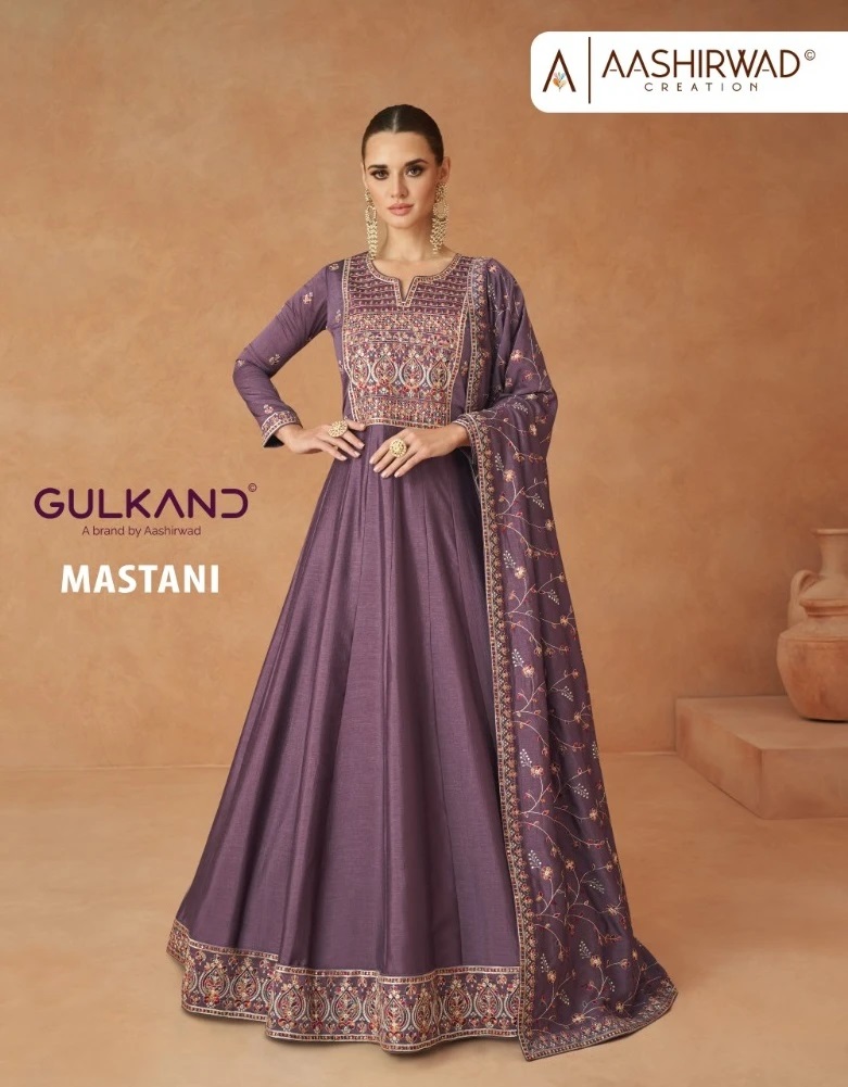 Aashirwad Gulkand Mastani Designer Gown Collection