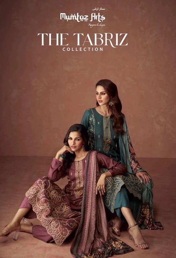 Mumtaz The Tabriz Wool Designer Pahsmina Dress Material Collection