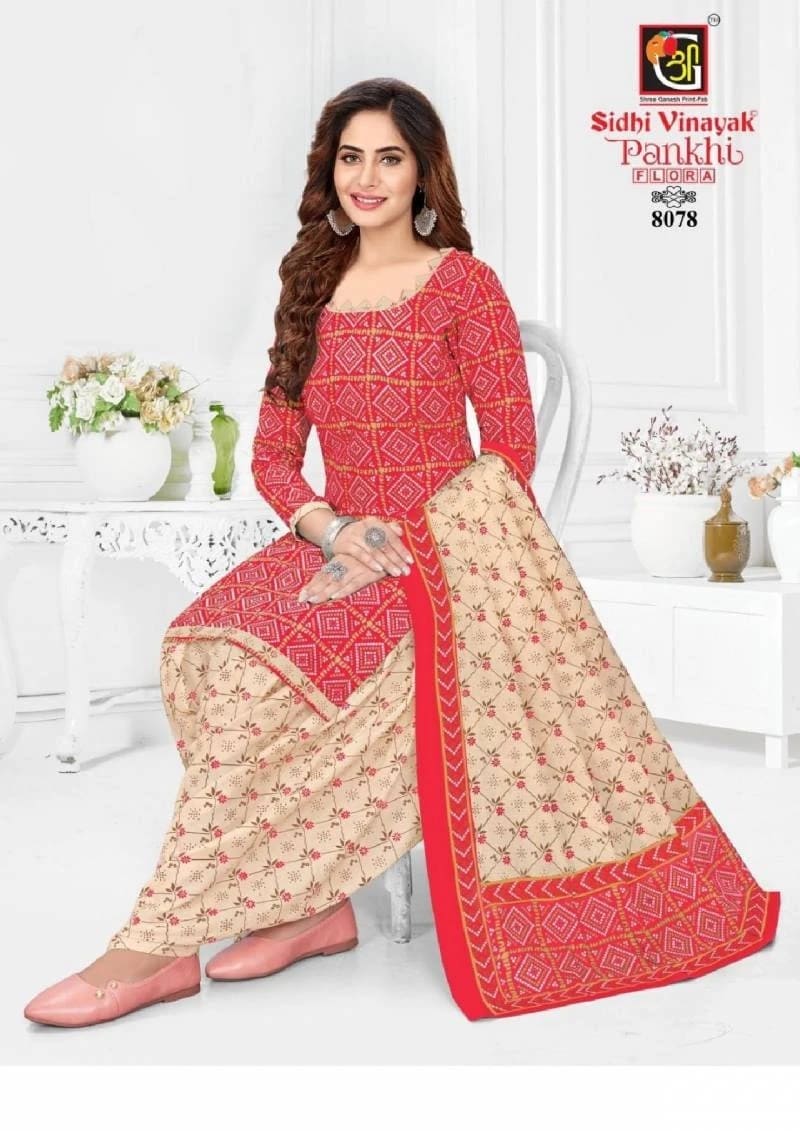 Sidhi Vinayak Pankhi Flora Vol 1 Pure Cotton Dress Material Collection