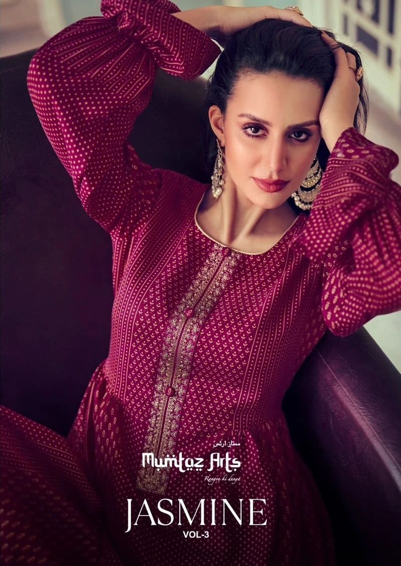 Mumtaz Jasmine Vol 3 Designer Pashmina Dress material