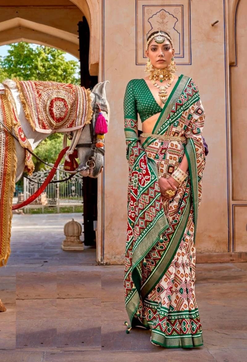 Trirath Labh Wedding Patola Silk Saree Collection