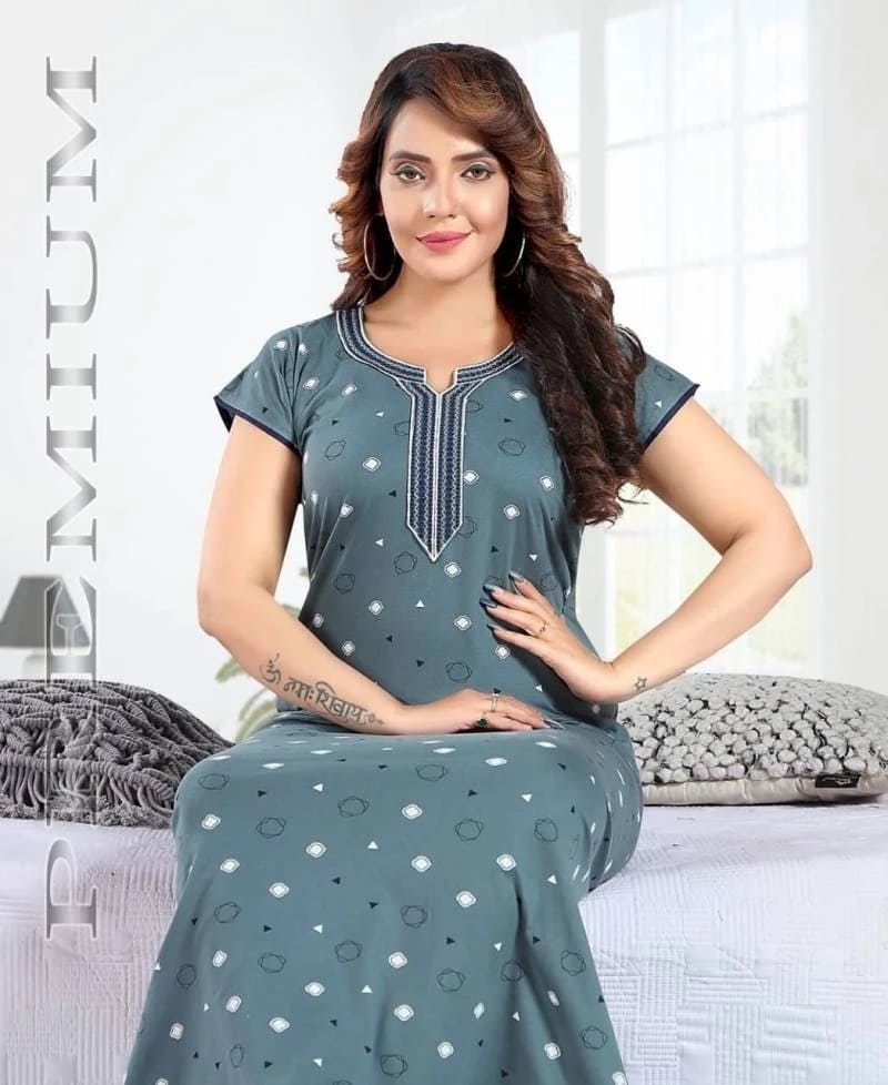 Summer Special Vol Pc 486 Cotton Nighty Gown Wholesale