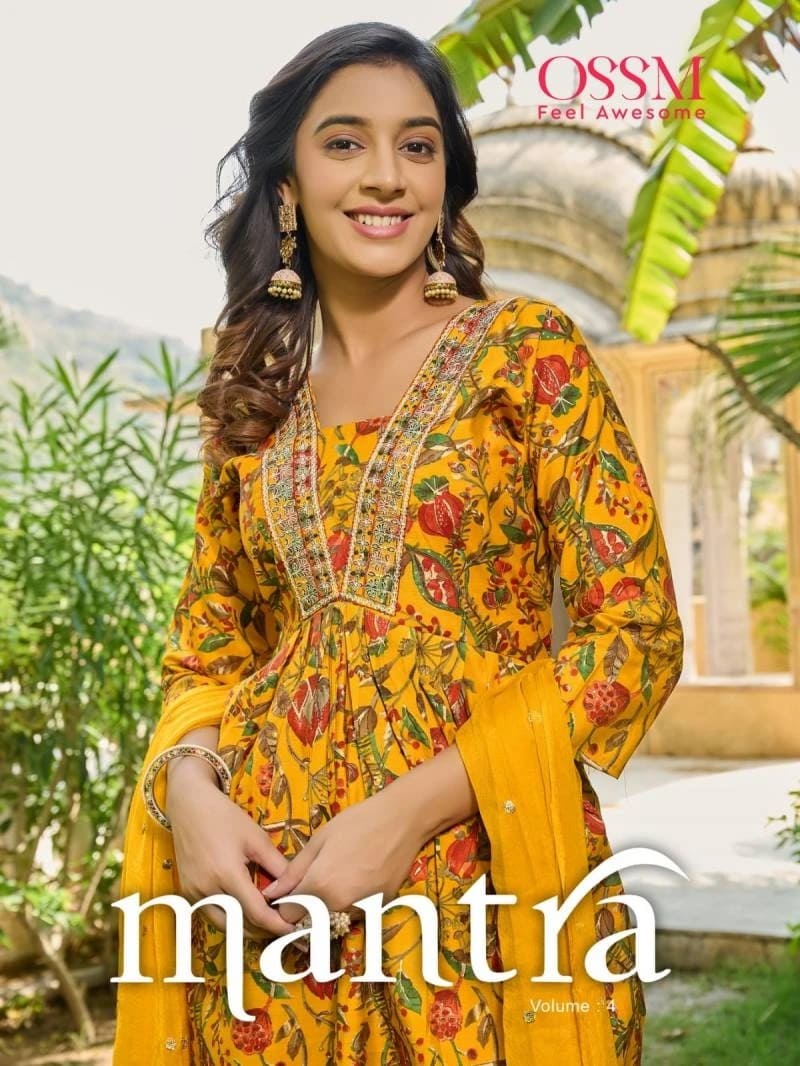 Ossm Mantra Vol 4 Latest Designer Alia Cut Kurti Pant With Dupatta Collection