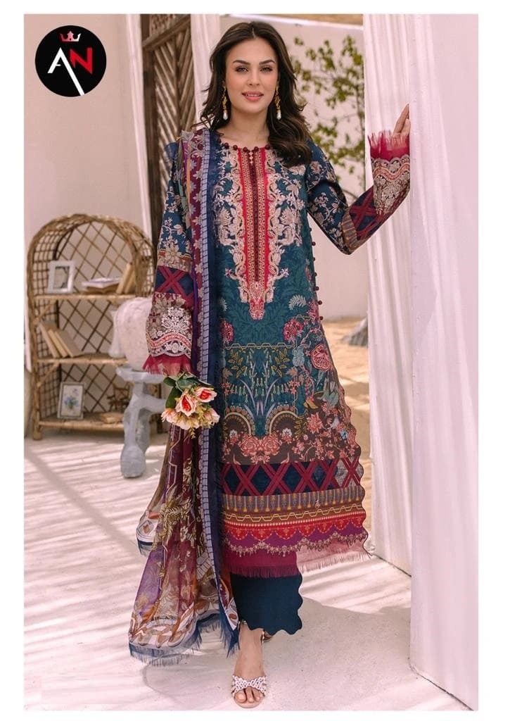 Asifa Nabeel Vol 3 Karachi Pakistani Salwar Suit Collection