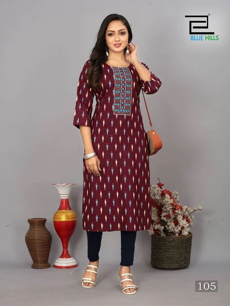 Blue Hills Dreams Daily Wear Kurti Collection