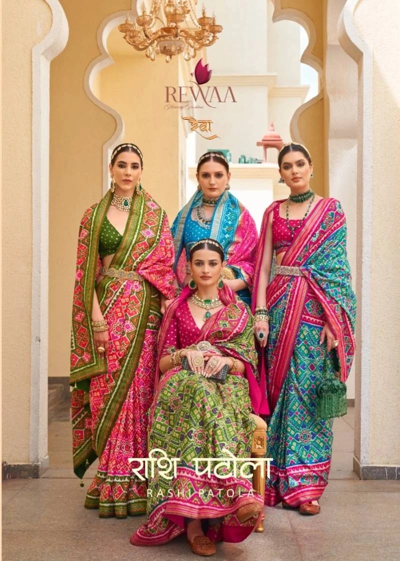 Rewaa Rashi Patola Pure Silk Saree Collection