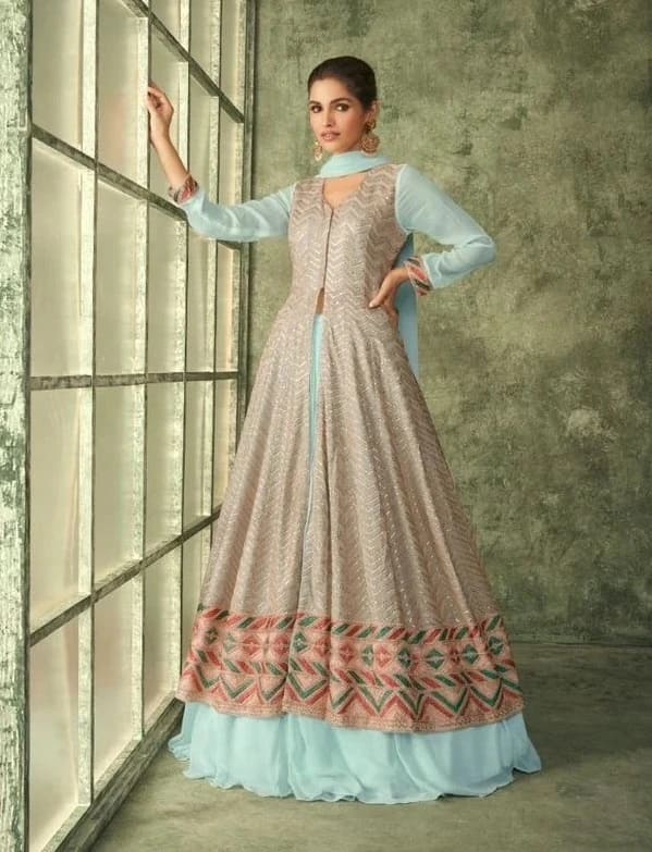 Inayat 5243 To 5245 Georgette Designer Gown Collection