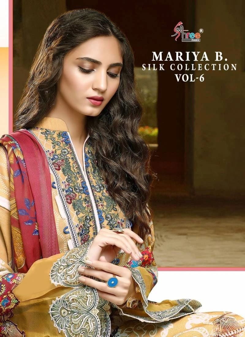 Shree Mariya B Silk Collection Vol 6 Exclusive Pakistani Salwar Suit